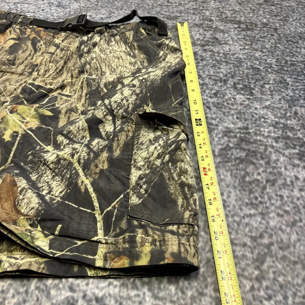 RedHead Mossy Oak Camo Cargo Shorts Mens 34 Green Brown Camouflage Outdoor Y2K